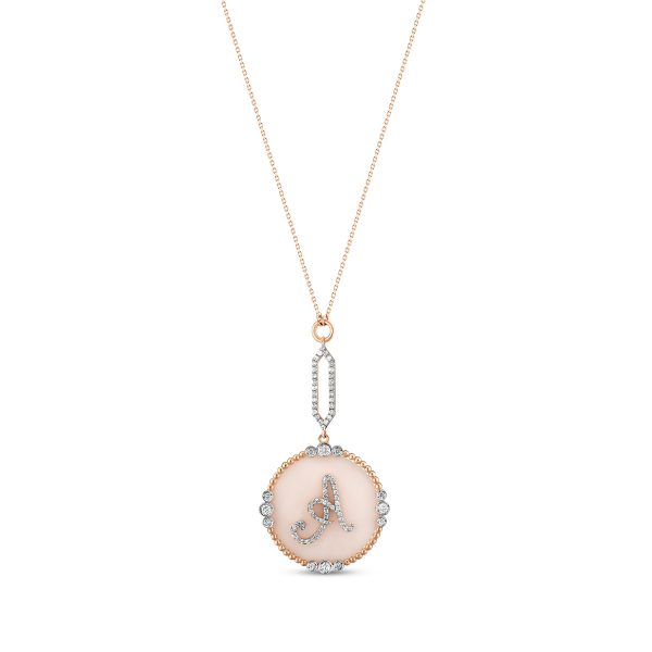 0,73 Karat Pırlanta Rose Kolye