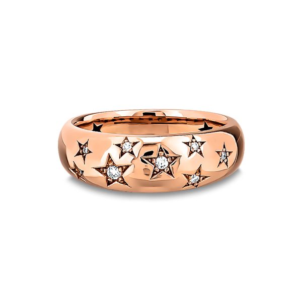0,08 Karat Pırlanta Rose Yüzük - Görsel 2